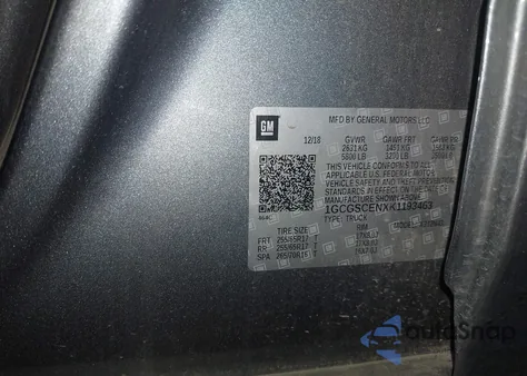 2019 Chevrolet Colorado Lt z USA, uszkodzony, nr VIN 1GCGSCENXK1193463